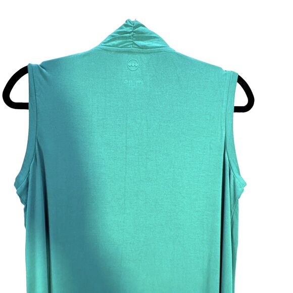 Swing Control Bamboo Sleeveless V-Neck Golf Jelly Bean Green Shirt Size S/P - Picture 9 of 11